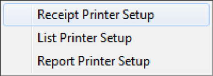 printer menu